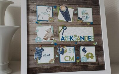 Collage für Baby Aleksander