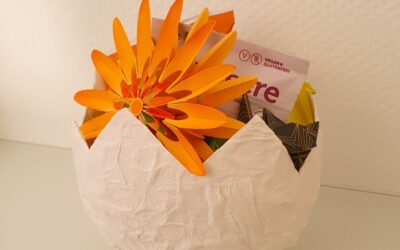 Eierschale als Geschenkverpackung