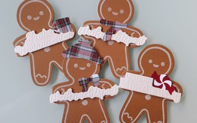 Lebkuchenmännchen als Weihnachtskarten