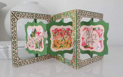 Tulpen im Zickzack zum Geburtstag